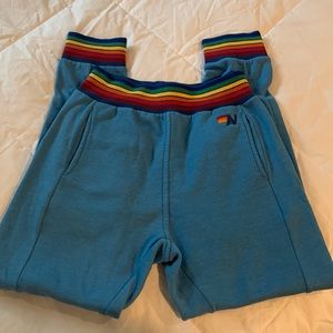 Aviator nation blue/rainbow sweatpants